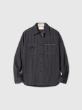 SUGAR,CANE,シュガーケーン,シャツ,ワーク,ブラック,ウォバッシュ,ストライプ,フィクションロマンス,ドット,ストライプ,SC29585
