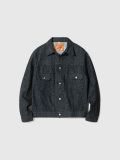 SUGAR,CANE,シュガーケーン,デニム,ジャケット,ブラック,メンズ,レディース,Gジャン,2nd,モデル,タイプ,BLACK,DENIM,JACKET,SC15650