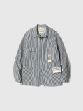 SUGAR,CANE,シュガーケーン,ジャケット,メンズ,レディース,おしゃれ,シンプル,11oz.,HICKORY,STRIPE,WORK,COAT,ヒッコリー,SC15656