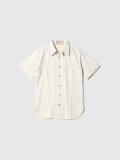SUGAR,CANE,シュガーケーン,シャツ,半袖,メンズ,レディース,FICTION,ROMANCE,WHITE,WABASH,STRIPE,WORK,SHIRT,SHORT,SLEEVE,SC37275