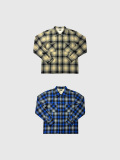 TENDERLOIN,テンダーロイン,オンブレ,チェック,シャツ,ウール,OMBRE,CHECK,SHIRTS,BEIGE