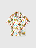 SUN,SURF,サンサーフ,アロハ,2025,COTTON,SEERSUCKER,OPEN,SHIRT,TRIP,TO,HAWAII,by,柳原良平,with,MOOKIE,アロハシャツ,メンズ,SS39537