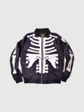 VANSON,バンソン,ジャケット,レディース,メンズ,スカル,ボーン,ナイロンツイル,刺繍,ボーン,NYLON,TWILL,JACKET,スカジャン,NVJK-2502