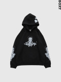 MASTERMIND,WORLD,×,BETTY,BOOP,マスターマインド,ワールド,フーディー,ベティちゃん,コラボ,スカル,パーカー,BOXY,FIT,MW25C15-SW201