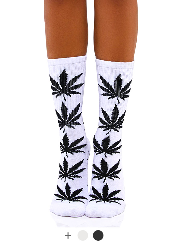 HUF,ハフ,ソックス,レディース,メンズ,おしゃれ,かわいい,マリファナ,プラントライフ柄,ヘンプ,SK00298