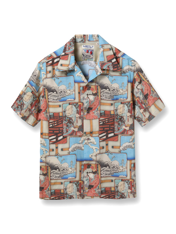 SUN SURF サンサーフ アロハ 2023 スペシャルエディション 平清盛怪異を見る図 アロハシャツ メンズ レディース SPECIAL EDITION 歌川 広重 総柄 和柄 東洋 SS39131 SUN SURF サンサーフ アロハ 2023 スペシャルエディション 平清盛怪異