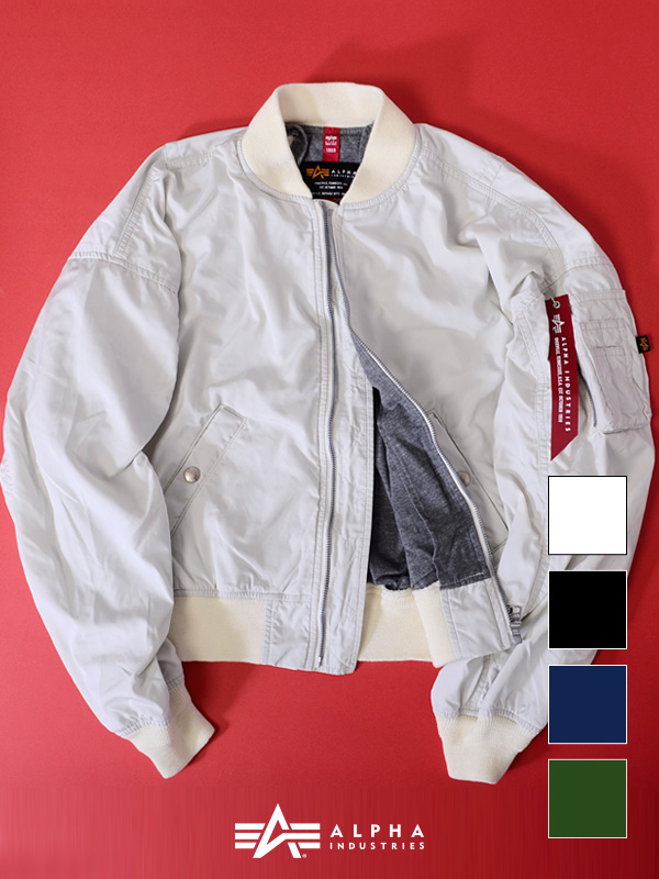 ALPHA INDUSTRIES アルファ MA-1 レディース ma1 フライト
