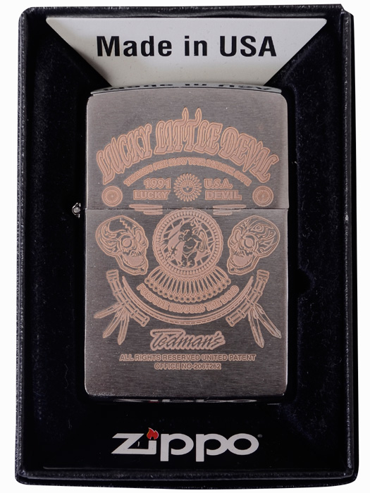 通販,TEDMAN,テッドマン,別注,zippo,限定,ZIPPOライター,ジッポライター,ジッポ,ライター,ジッポー,エフ商会,デビル,スカル,TDZ-030