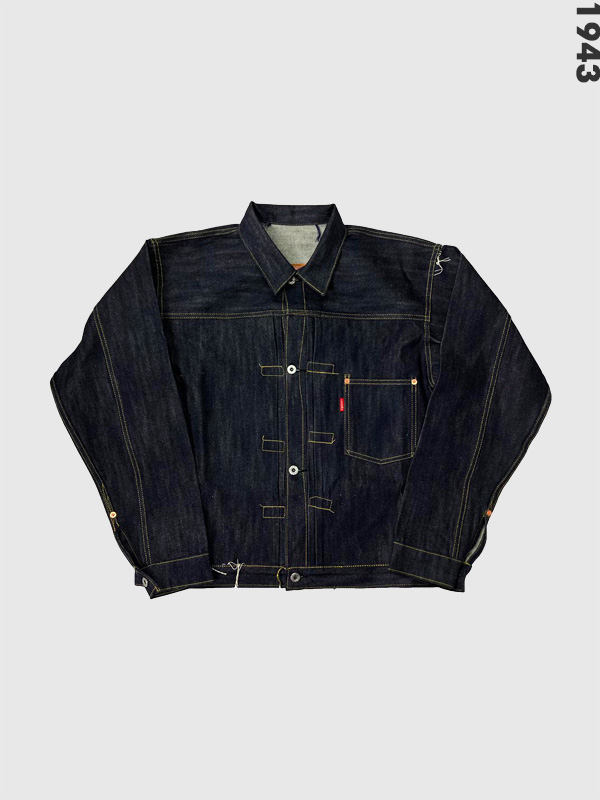 ファッション,通販,TENDERLOIN,テンダーロイン,デニム,ジャケット,Gジャン,大戦モデル,Denim,JACKET,1943,1943E,1943EE,ドーナツボタン