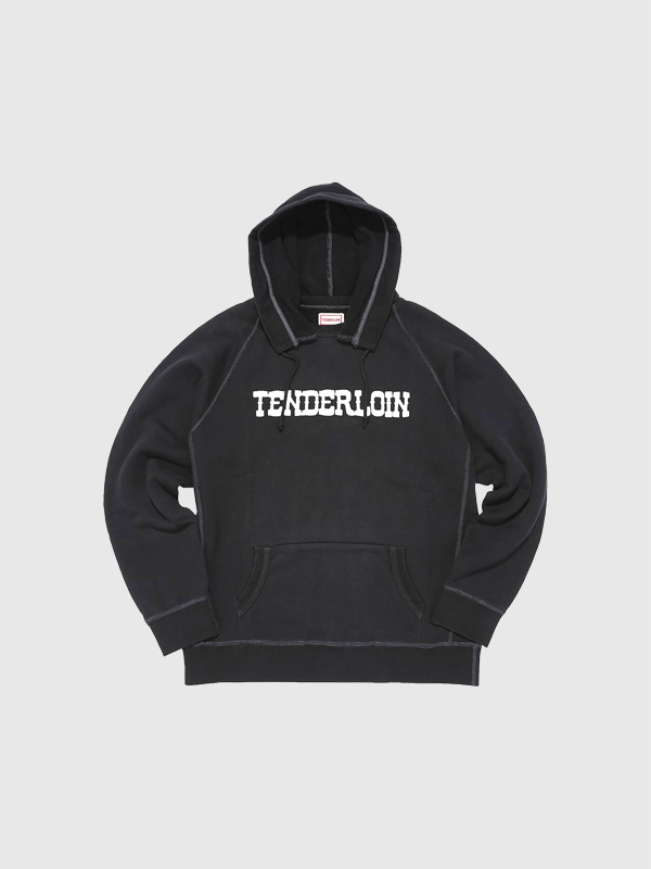 TENDERLOIN,テンダーロイン,スウェット,パーカー,ロゴ,後付け,ATTACHED,HOOD,PARKA