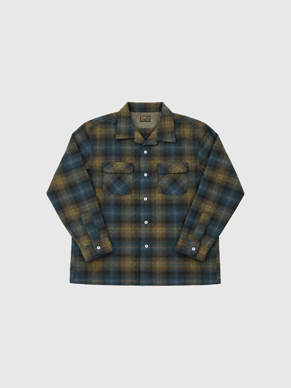 TENDERLOIN,テンダーロイン,オンブレ,チェック,シャツ,シャドー,ボードシャツ,ウール,OMBRE,CHECK,SHIRTS
