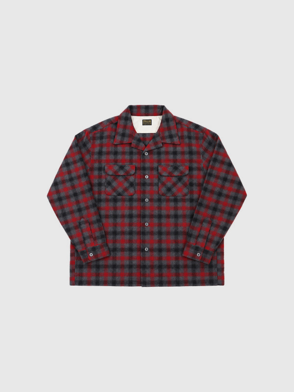 TENDERLOIN,テンダーロイン,オンブレ,チェック,シャツ,シャドー,ボードシャツ,ウール,OMBRE,CHECK,SHIRTS