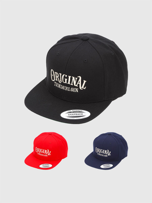 ファッション,通販,TENDERLOIN,テンダーロイン,キャップ,ロゴ刺繍,パブストロゴ,ORIGINAL,TENDERLOIN,CAP,OT,フラットバイザー