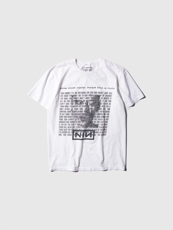 THRIFTY,LOOK,スリフティー,ルック,Tシャツ,半袖,綿,100%,NINE,INCH,NAILS,ナイン・インチ・ネイルズ,バンド,T,TL23S07500