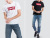 LEVI'S,リーバイス,Tシャツ,レディース,メンズ,ユニセックス,ペア,半袖,ロゴ,ロゴマーク,バットウイング,ステッチ,LEVIS,Levi's,17783