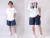 COOKMAN,クックマン,シェフパンツ,ショートパンツ,chef,pants,メンズ,レディース,男女兼用,Chef,Short,Pants,Stripe,Navy,231-01810