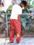 COOKMAN,クックマン,シェフパンツ,chef,pants,メンズ,レディース,ユニセックス,おしゃれ,Chef,Pants,Duck,Hunter,Camo,Red,231-03819