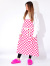 COOKMAN,クックマン,エプロン,おしゃれ,かわいい,ブランド,ロング,レディース,メンズ,Long,Apron,チェッカー柄,ピンク,233-03959