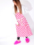 COOKMAN,クックマン,エプロン,おしゃれ,かわいい,ブランド,ロング,レディース,メンズ,Long,Apron,チェッカー柄,ピンク,233-03959