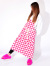 COOKMAN,クックマン,エプロン,おしゃれ,かわいい,ブランド,ロング,レディース,メンズ,Long,Apron,チェッカー柄,ピンク,233-03959