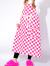COOKMAN,クックマン,エプロン,おしゃれ,かわいい,ブランド,ロング,レディース,メンズ,Long,Apron,チェッカー柄,ピンク,233-03959