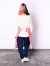 COOKMAN,クックマン,エプロン,おしゃれ,かわいい,ブランド,ロング,レディース,メンズ,Long,Apron,チェッカー柄,ピンク,233-03959