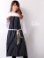 COOKMAN,クックマン,エプロン,おしゃれ,かわいい,ロング,ong,Apron,Stripe,ストライプ,ブラック,カフェ,ショップエプロン,233-91904
