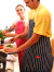 COOKMAN,クックマン,エプロン,おしゃれ,かわいい,ブランド,ロング,レディース,メンズ,Long,Apron,Stripe,ストライプ,233-91906