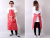 COOKMAN,クックマン,エプロン,おしゃれ,かわいい,ブランド,ロング,男女兼用,Long,Apron,Stripe,ストライプ,レッド,233-91907