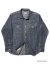 HOUSTON,ヒューストン,デニム,シャツ,メンズ,レディース,シンプル,おしゃれ,かっこいい,定番,USA,COTTON,DENIM,WORK,SHIRT,40511