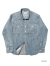 HOUSTON,ヒューストン,デニム,シャツ,メンズ,レディース,シンプル,おしゃれ,かっこいい,定番,USA,COTTON,DENIM,WORK,SHIRT,40511