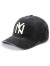AMERICAN,NEEDLE,アメリカンニードル,帽子,キャップ,メンズ,レディース,ブランド,ロゴ,シンプル,NEGRO,LEAGUE,NEW,YORK,BLACK,44747A-NBY