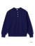 Healthknit,ヘルスニット,ヘンリーネック,スウェット,トレーナー,裏起毛,シンプル,無地,クラシック,長袖,パック入り,54005