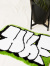 HUF,ハフ,ラグ,玄関マット,室内,おしゃれ,かわいい,ブランド,ロゴ,HUF,GREEN,20周年,AC00637