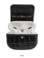 GOLDBLACK,ゴールドブラック,airpods,pro,カバー,エアポッズプロ,ケース,シンプル,メンズ,レディース,本革,レザー,エンボス加工,クロコ柄