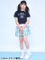 ALGY,アルジー,レイヤード風カレッジT,Tシャツ,おしゃれ,かわいい,シンプル,130,140,150,子供服,小学生,中学生,重ね着風,G207013