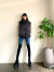 EMODA,エモダ,デニム,細い,ハイウエスト,パンツ,スキニー,スキニーパンツ,スリム,タイト,ストレッチ,おしゃれ,かわいい