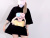ACME',DE,LA,VIE,ADLV,アクメドラビ,Tシャツ,レディース,メンズ,ユニセックス,半袖,綿100%,大きいサイズ,カジュアル,DONUTS-5-SS-BK