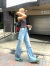 EMODA,エモダ,デニム,パンツ,レディース,ワイド,ゆったり,サイドカット,ワイド,ルーズ,ジーンズ,春,夏,ゆったり,042432471901