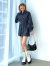 EMODA,エモダ,2WAYベルトシャツワンピース,シャツ,ワンピース,ロングシャツ,2WAY,おしゃれ,かわいい,ゆったり,ブランド,042310300001