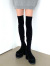 EMODA,エモダ,厚底,ブーツ,スクエア,フィット,ロング,ブーツ,ニーハイブーツ,ロングブーツ,タンクソール,ストレッチ,042551830901