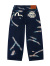 EVISU,エヴィス,ジーンズ,カモメ,家紋,タイダイ,デニム,パンツ,ワイド,ルーズ,ボタンフライ,2EAHTM5JE1057
