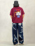 EVISU,エヴィス,ジーンズ,カモメ,家紋,タイダイ,デニム,パンツ,ワイド,ルーズ,ボタンフライ,2EAHTM5JE1057