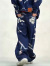 EVISU,エヴィス,ジーンズ,カモメ,家紋,タイダイ,デニム,パンツ,ワイド,ルーズ,ボタンフライ,2EAHTM5JE1057