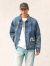 EVISU,エヴィス,ジーンズ,デニムジャケット,マルチポケット,カモメ,家紋,ロゴ刺繍,プリーツ,ブラウス,Gジャン,2ESHTM6DJ1008