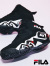 FILA,フィラ,スニーカー,レディース,メンズ,ユニセックス,黒,ブラック,おしゃれ,ハイカット,MB,復刻,Jamal,Mashburn,FHE102-001