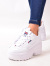 FILA,フィラ,スニーカー,厚底,レディース,ダッド,ダッドシューズ,ディスラプターII,ウェッジ,ホワイト,Disruptor,II,Wedge,F0425-0125