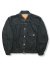 FULLCOUNT,2107,BKSS,フルカウント,デニム,ジャケット,Gジャン,1st,モデル,11.5oz,2107BKSS,Type,1,Black,Denim,Jacket,Super,Smooth