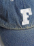 FULLCOUNT,フルカウント,キャップ,メンズ,レディース,アメカジ,帽子,6Panel,Denim,Baseball,Cap,'F',Patch,Vintage,Wash,6843HW