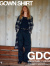 GDC,ジーディーシー,ガウン,シャツ,オンブレ,8芒星,STA,ロング丈,ゆったり,ルーズ,シャツ,ジャケット,Gown,Shirt,GD0456